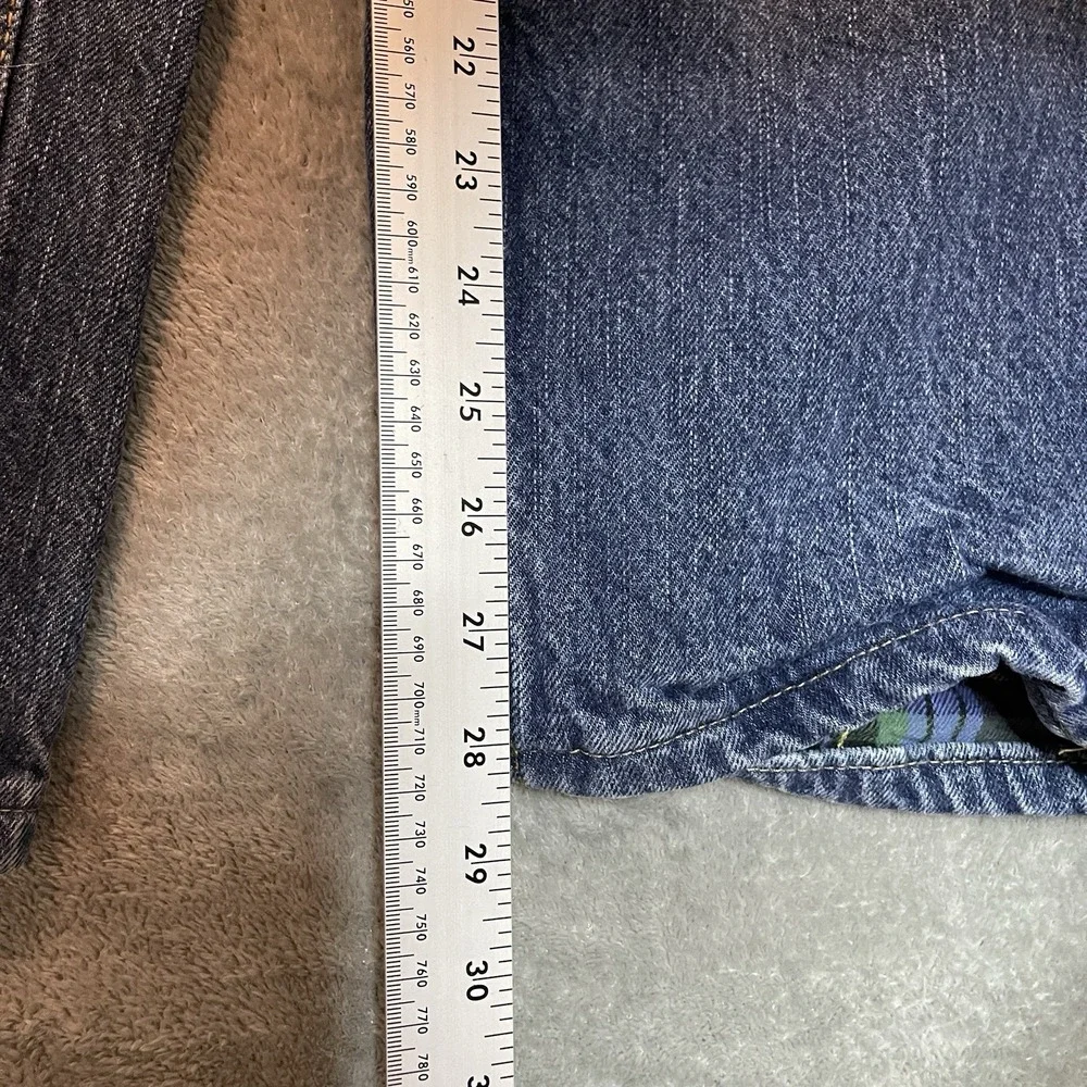 Lands End Men Flannel Lined Relaxed Taper Jean 33x28* Workwear Gorpcore Outdoors - Picture 8 of 10